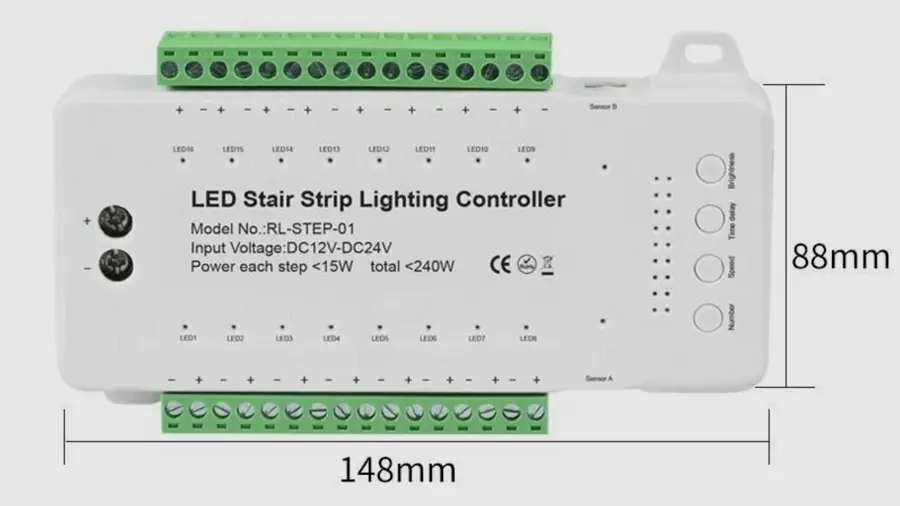 Лестничный контроллер Led Stair Light RL-Step-01